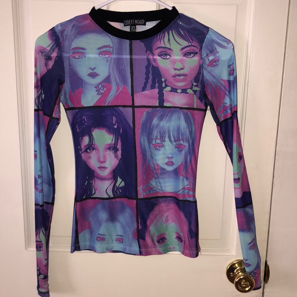 Goth mesh shirt